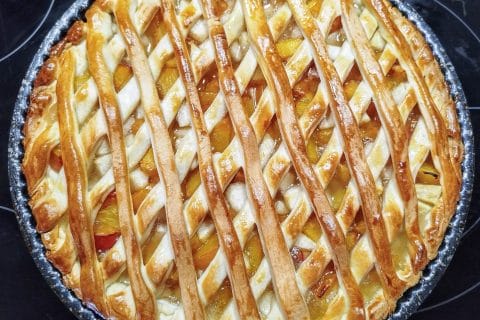 Cliquez pour zoomer ! Tarte aux prunes et poires Thermomix par mag_19