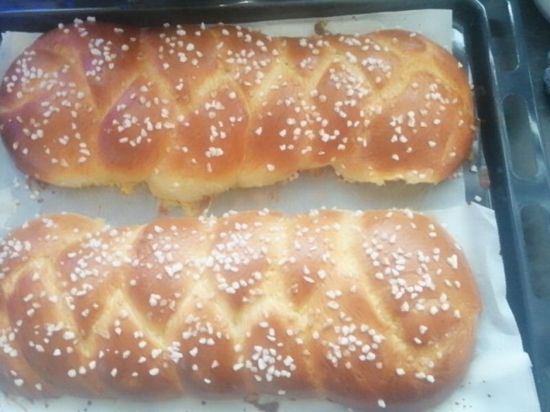 Cliquez pour zoomer ! Brioche tressée à la mie filante Thermomix par katy_13