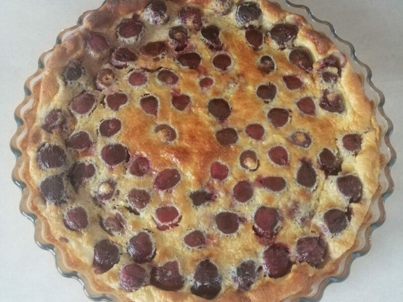 Cliquez pour zoomer ! Clafoutis aux cerises Thermomix par katy_13