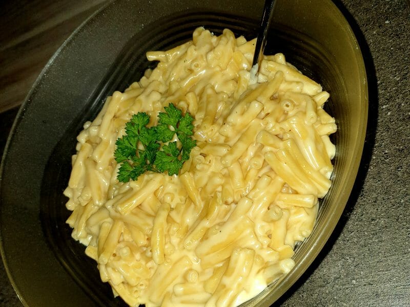 Cliquez pour zoomer ! Macaroni sauce Alfredo Thermomix par malo70