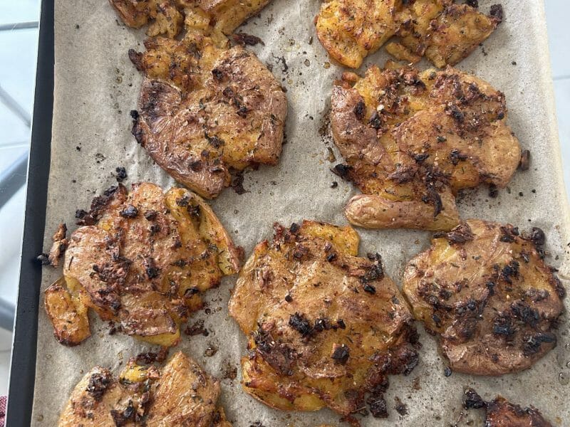 Cliquez pour zoomer ! Smashed potatoes Thermomix par Coralicorne