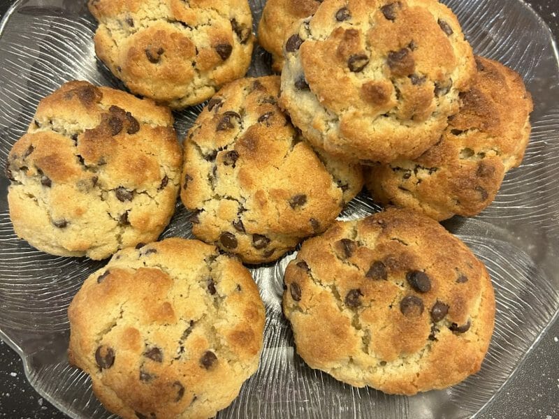 Cliquez pour zoomer ! Cookies à la noix de coco et pépites de chocolat Thermomix par Coralicorne
