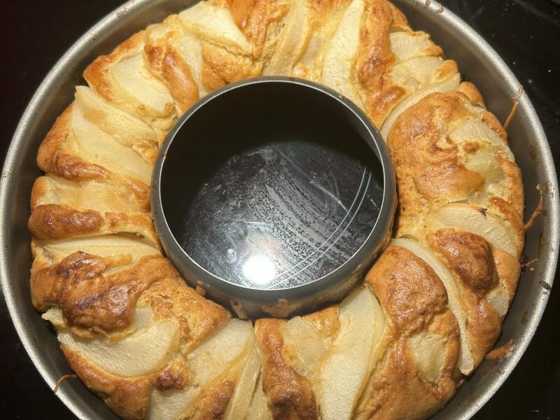 Cliquez pour zoomer ! Gâteau des femmes pressées poires et chocolat Thermomix par Coralicorne