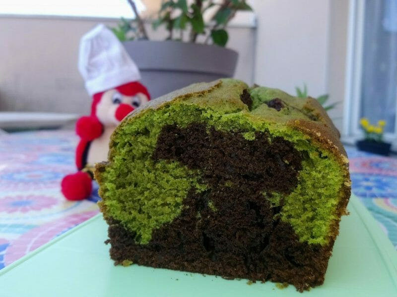 Cliquez pour zoomer ! Marbré au chocolat Thermomix par La cuisinelle