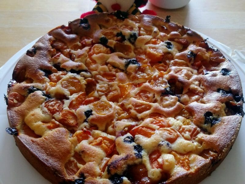 Cliquez pour zoomer ! Gâteau moelleux aux abricots Thermomix par La cuisinelle