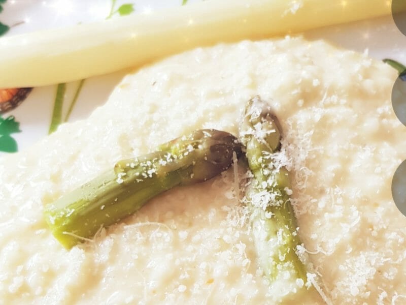 Cliquez pour zoomer ! Risotto aux asperges vertes Thermomix par MaRay