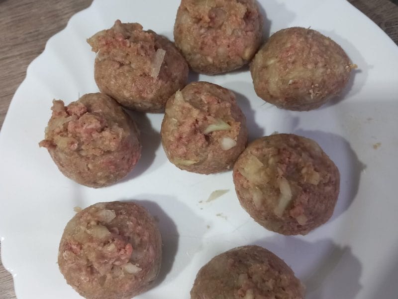 Cliquez pour zoomer ! Menchi-katsu – Boeuf haché pané Thermomix par mamoune22