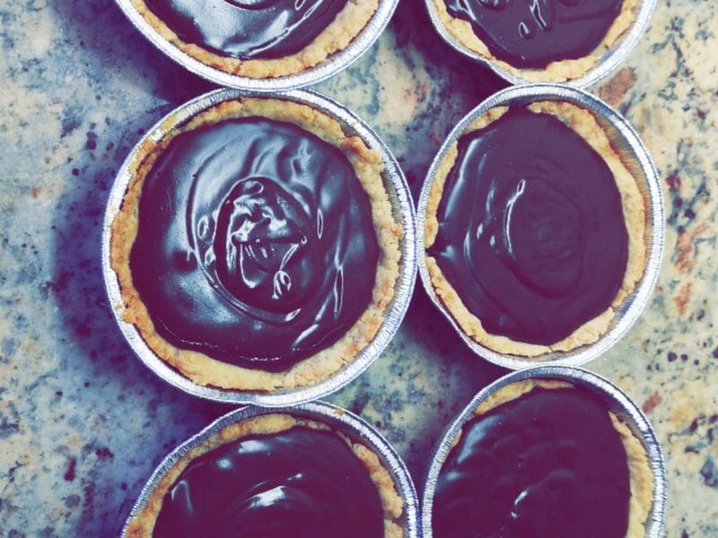 Cliquez pour zoomer ! Tartelettes chocolat et caramel beurre salé Thermomix par angel_7