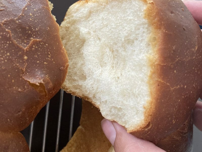 Cliquez pour zoomer ! Brioche sans beurre, sans oeufs Thermomix par Sihem