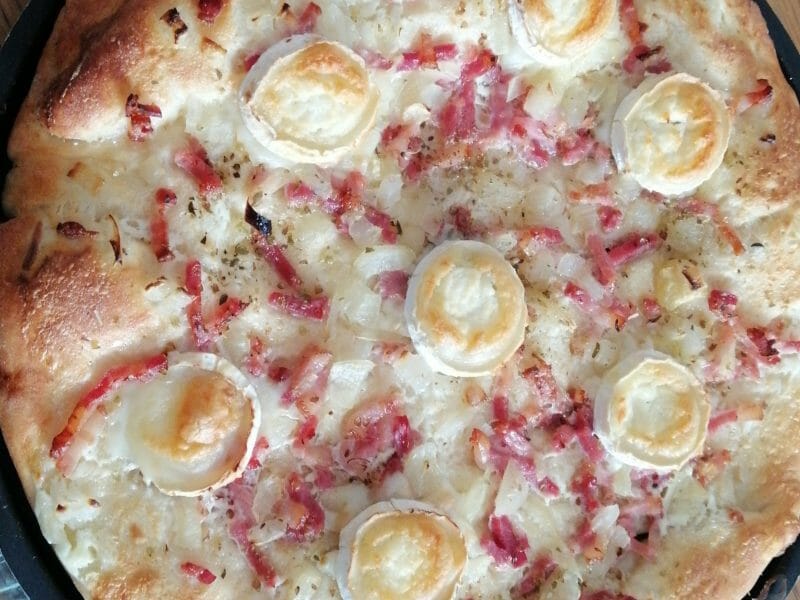 Cliquez pour zoomer ! Fougasse chèvre et lardons Thermomix par calamityjenn54