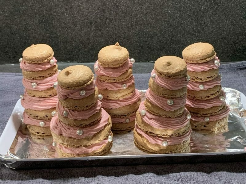 Cliquez pour zoomer ! Sapins de macarons à la framboise Thermomix par audrey_300