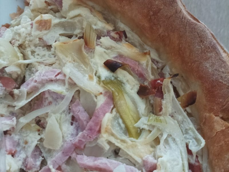 Cliquez pour zoomer ! Zwiebelkuchen – gâteau aux oignons Thermomix par flor-a