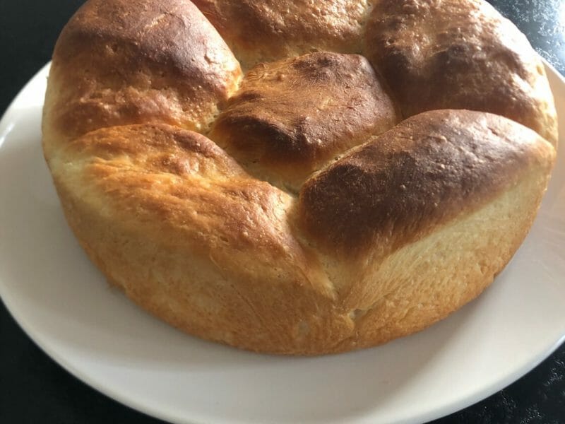 Cliquez pour zoomer ! Brioche sans beurre, sans oeufs Thermomix par Vincent