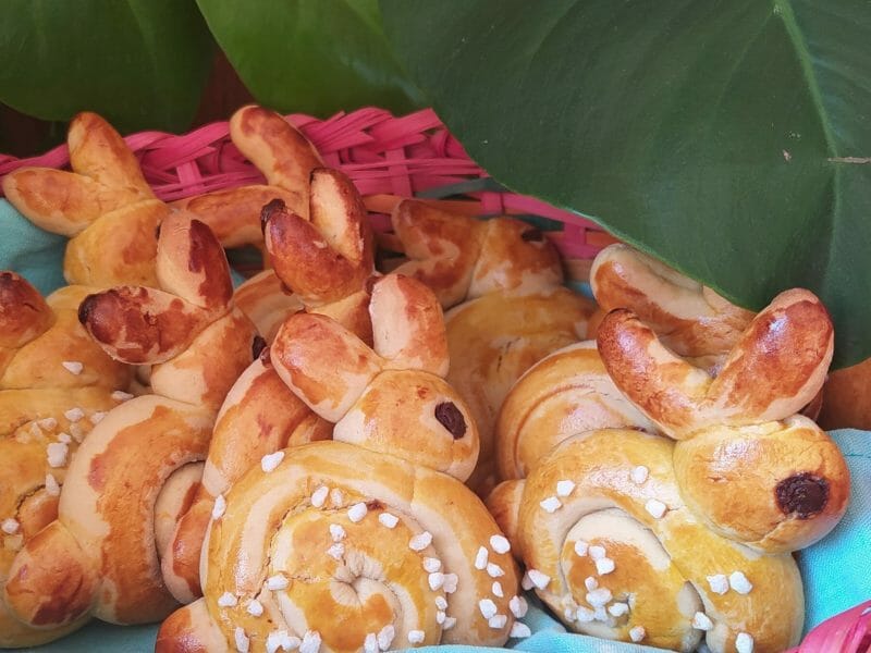 Cliquez pour zoomer ! Brioches lapin de Pâques Thermomix par marie_307