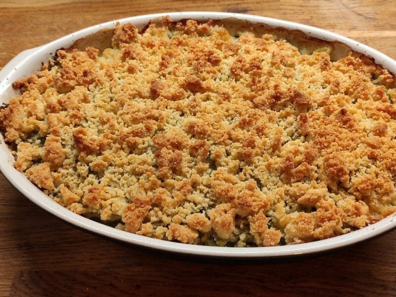 Cliquez pour zoomer ! Crumble poulet, courgettes et parmesan Thermomix par marionc13