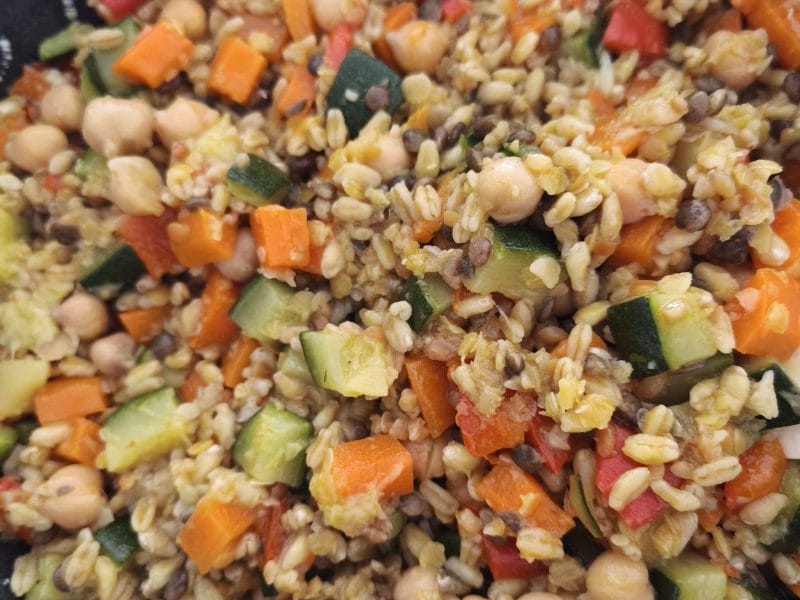 Cliquez pour zoomer ! Bowl méditerranéen aux légumes et céréales Thermomix par eva_didier