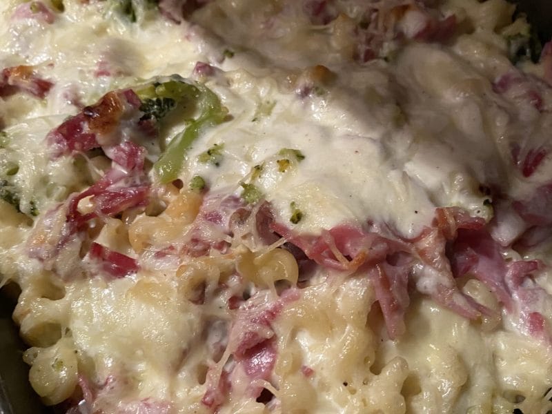 Cliquez pour zoomer ! Gratin de pâtes au brocoli Thermomix par minimoi65