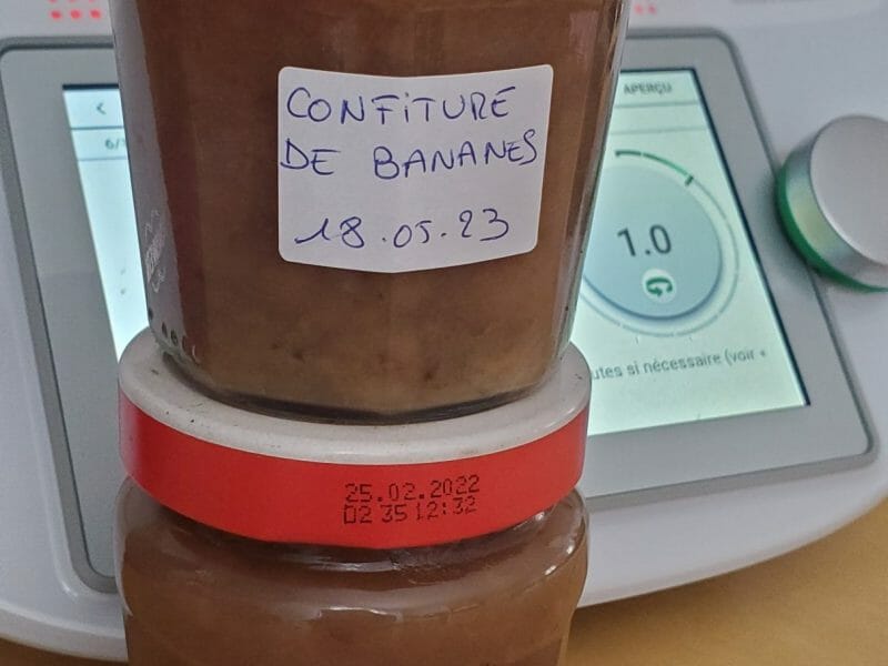 Cliquez pour zoomer ! Confiture banane, vanille et rhum Thermomix par nathaliemtz