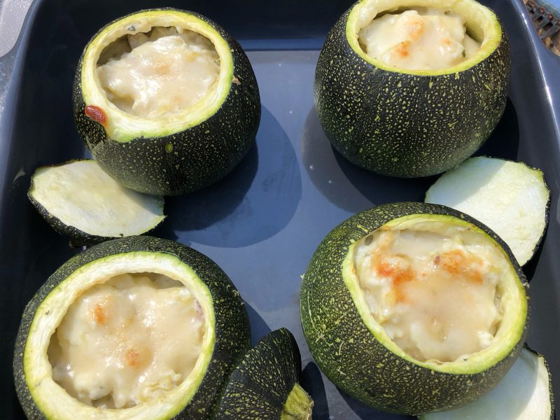 Cliquez pour zoomer ! Courgettes rondes farcies à la ricotta Thermomix par aixue