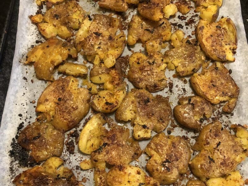 Cliquez pour zoomer ! Smashed potatoes Thermomix par aixue