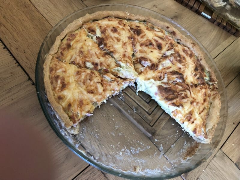 Cliquez pour zoomer ! Tarte courgette, jambon & chèvre Thermomix par aixue