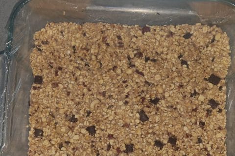 Cliquez pour zoomer ! Barres de céréales à l’avoine, noisettes, banane et chocolat Thermomix par mila1304