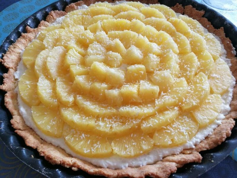 Cliquez pour zoomer ! Tarte piña colada Thermomix par no_4