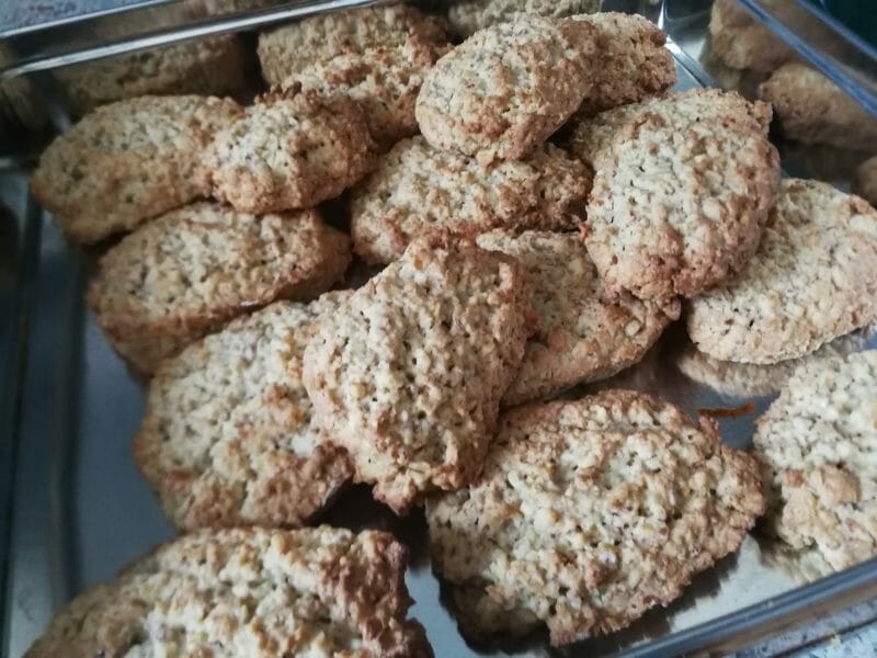 Cliquez pour zoomer ! Biscuits aux flocons d’avoine et amandes Thermomix par no_4