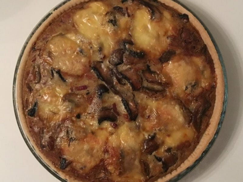 Cliquez pour zoomer ! Tarte champignons et lardons Thermomix par Eliott29