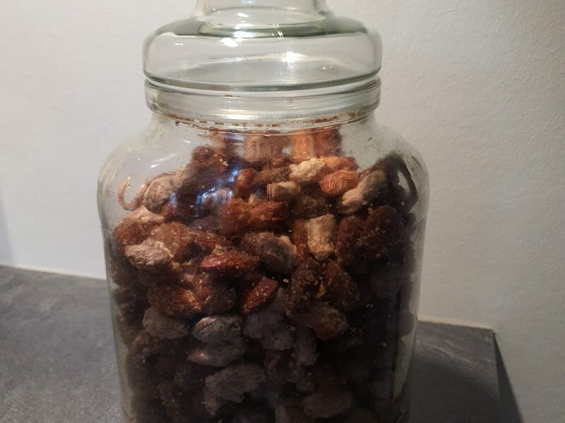 Cliquez pour zoomer ! Amandes grillées à la cannelle et au miel Thermomix par mgmo