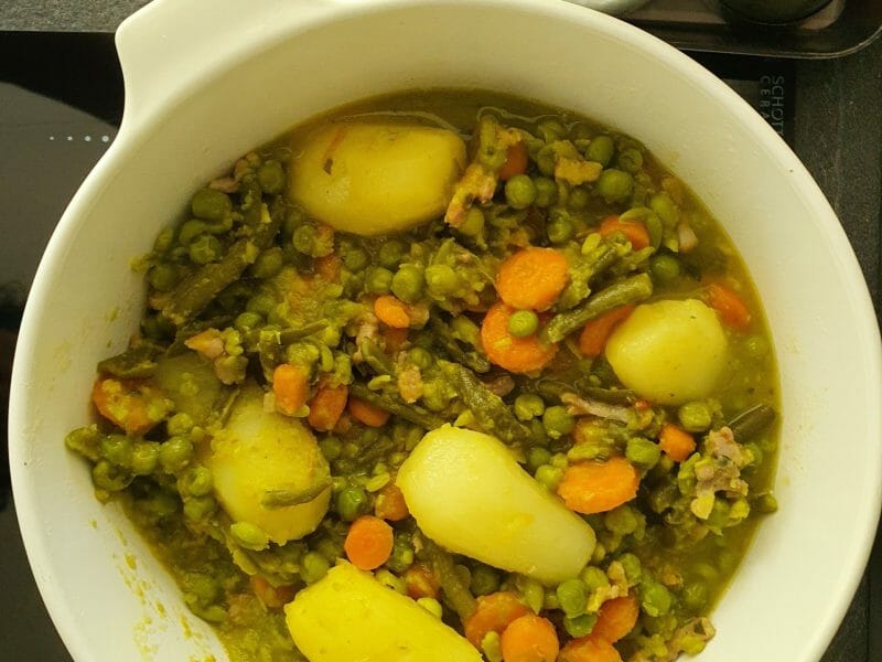 Cliquez pour zoomer ! Jardinière de légumes aux lardons Thermomix par mgmo