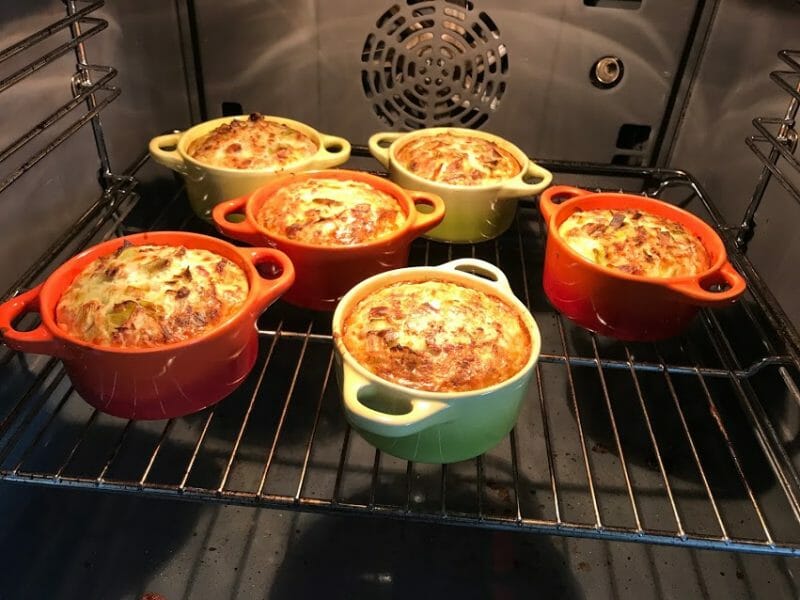 Cliquez pour zoomer ! Clafoutis de poireaux et lardons Thermomix par melanie.touze88