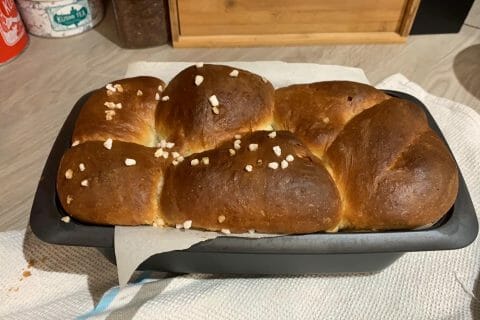 Cliquez pour zoomer ! Brioche sans beurre, sans oeufs au Thermomix