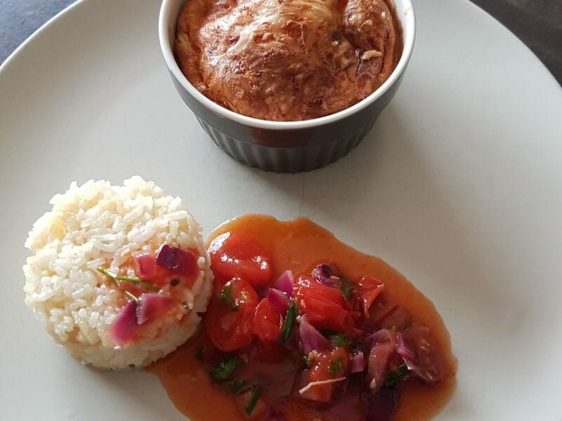 Cliquez pour zoomer ! Clafoutis cancoillotte, poireaux et chorizo Thermomix par aurore_125