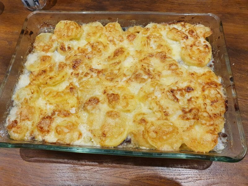 Cliquez pour zoomer ! Gratin dauphinois au confit de canard Thermomix par anna_b