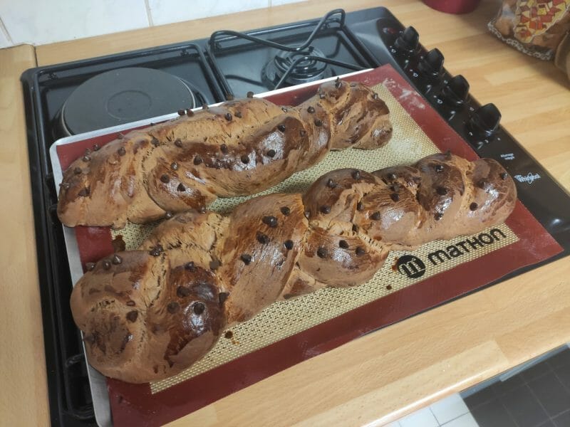 Cliquez pour zoomer ! Brioche tressée à la mie filante Thermomix par manon_152