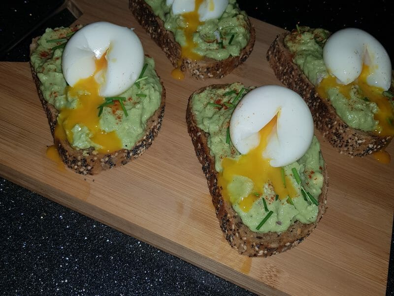 Cliquez pour zoomer ! Tartine avocat et oeuf mollet Thermomix par coraliefathisami