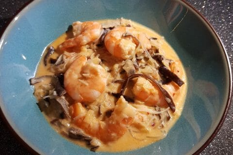 Cliquez pour zoomer ! Soupe thaï crevettes et lait de coco Thermomix par coraliefathisami