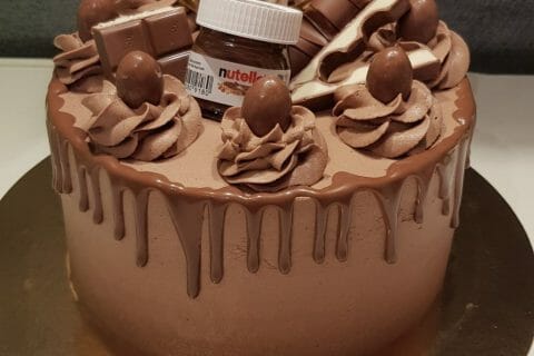 Cliquez pour zoomer ! Layer cake Kinder Bueno Thermomix par coraliefathisami