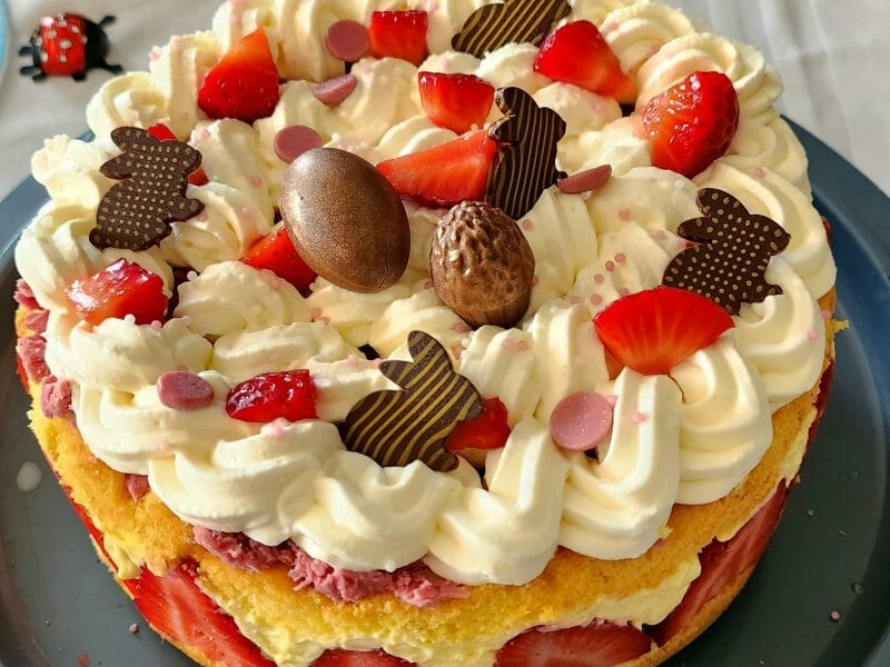 Cliquez pour zoomer ! Fraisier Thermomix par yaju