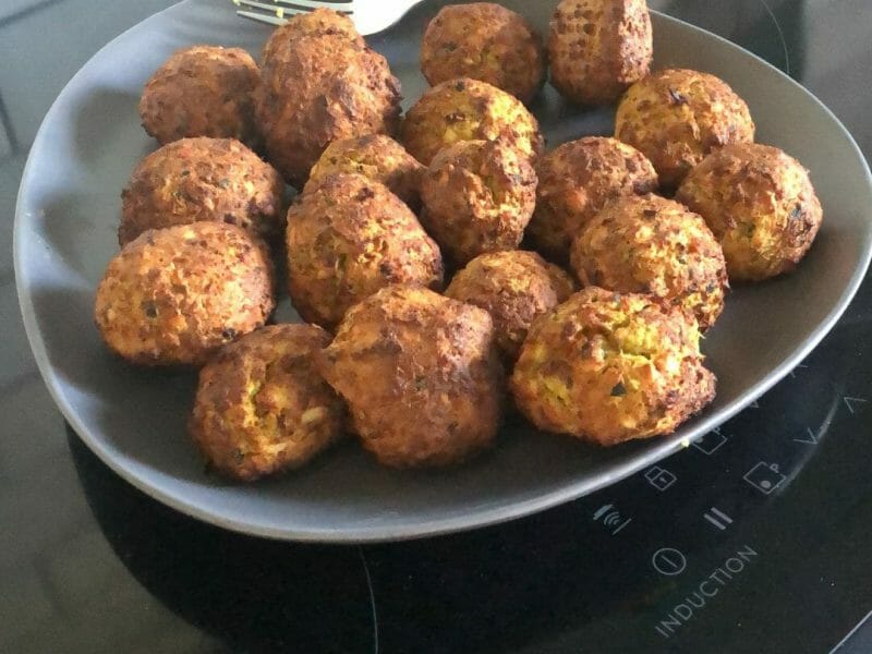 Cliquez pour zoomer ! Boulettes pois chiches et courgettes Thermomix par edith6200