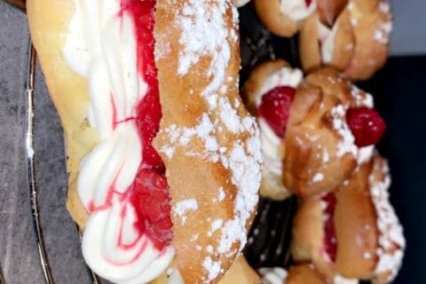 Cliquez pour zoomer ! Éclairs fraises chantilly Thermomix par wab6