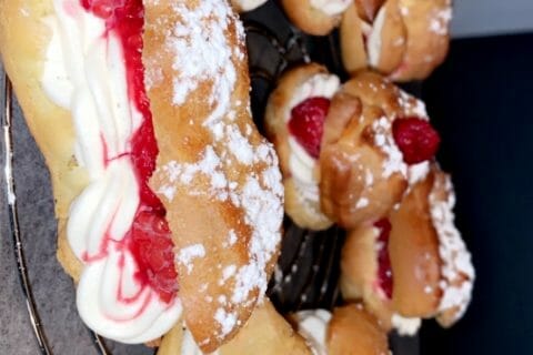 Cliquez pour zoomer ! Éclairs fraises chantilly Thermomix par wab6