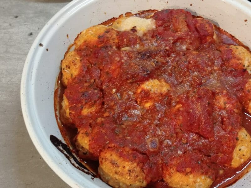 Cliquez pour zoomer ! Boulettes de dinde à l’italienne Thermomix par ma29