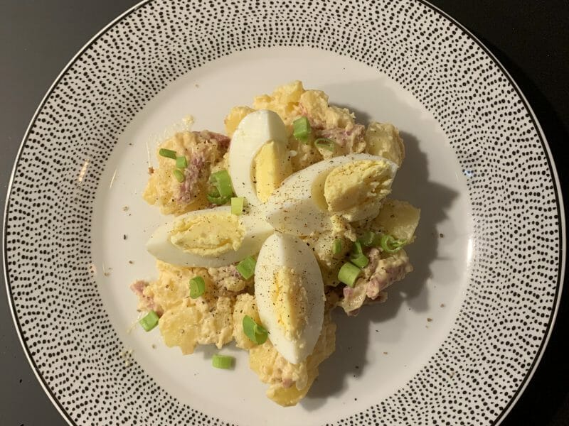 Cliquez pour zoomer ! Salade de pommes de terre au bacon Thermomix par jacko92