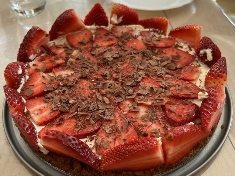 Cliquez pour zoomer ! Tarte aux fraises sans cuisson Thermomix par cyrielle_22