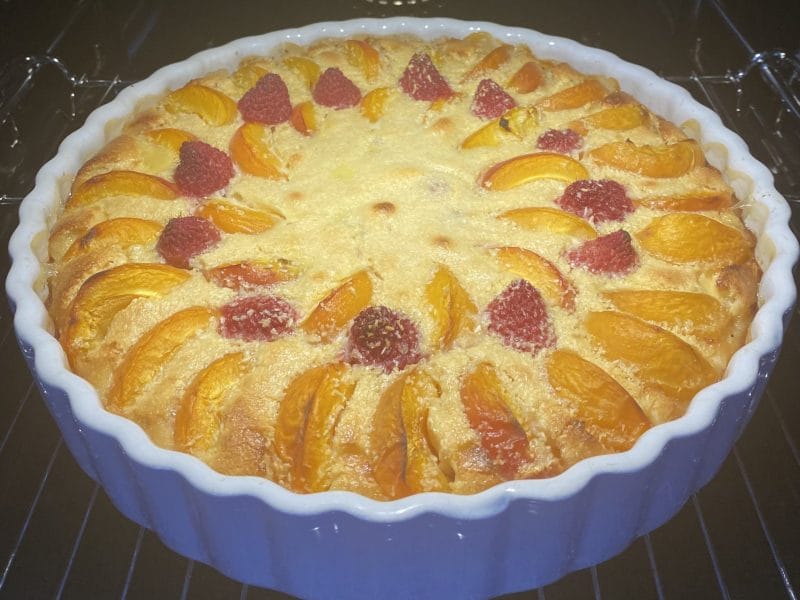 Cliquez pour zoomer ! Clafoutis aux framboises Thermomix par katicolt