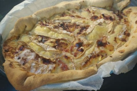 Cliquez pour zoomer ! Tarte au camembert, pommes et lardons Thermomix par sandrine_238