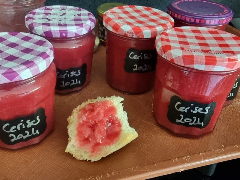 Cliquez pour zoomer ! Confiture de cerises Thermomix par sandra_151