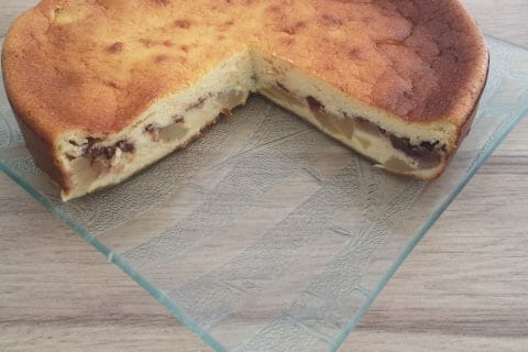 Cliquez pour zoomer ! Gâteau à la faisselle, poires et chocolat Thermomix par clairedb63